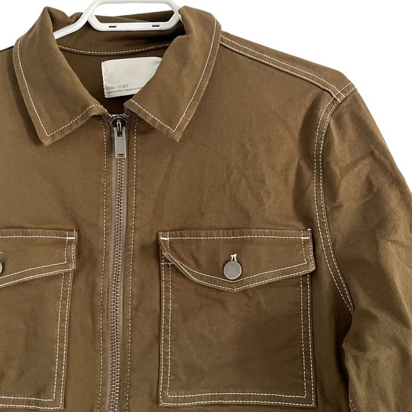 Oak + Fort Cropped Jacket - Picture 2 of 6